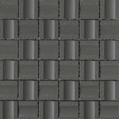 Modan Black 12 in. x 12 in. Matte Porcelain Wall Tile (13.29 sq. ft./Case)