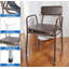 Essex Height Adjustable Commode Chair Brown