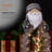 Santa Statue with Carved Wood Look with LED Lights, 21" -353894186-353894187