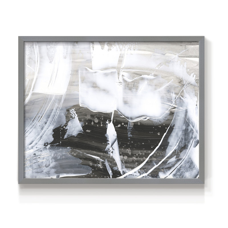 Blizzard Conditions IV - Reproduction encadrée - réversible, Gris, H 16 po x l 20 po