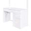 Lit mezzanine pour lit simple avec tablettes et bureau - Bois massif fabriqué pour maximiser la durabilité. Blanc et fabrication exceptionnellement efficaces