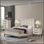 Lit de grand lit contemporain 1pc Beige