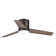 48" Figgs 3 - Blade LED Flush Mount Ceiling Fan with Remote Control and Light Kit Included