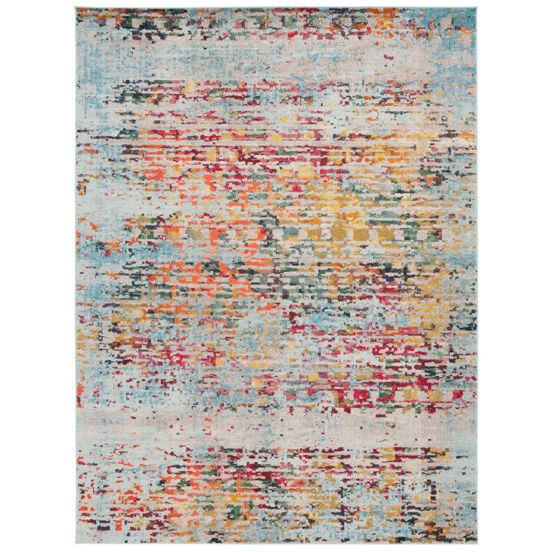 Monaco Performance Abstract Rug, Rectangle 8' x 10'