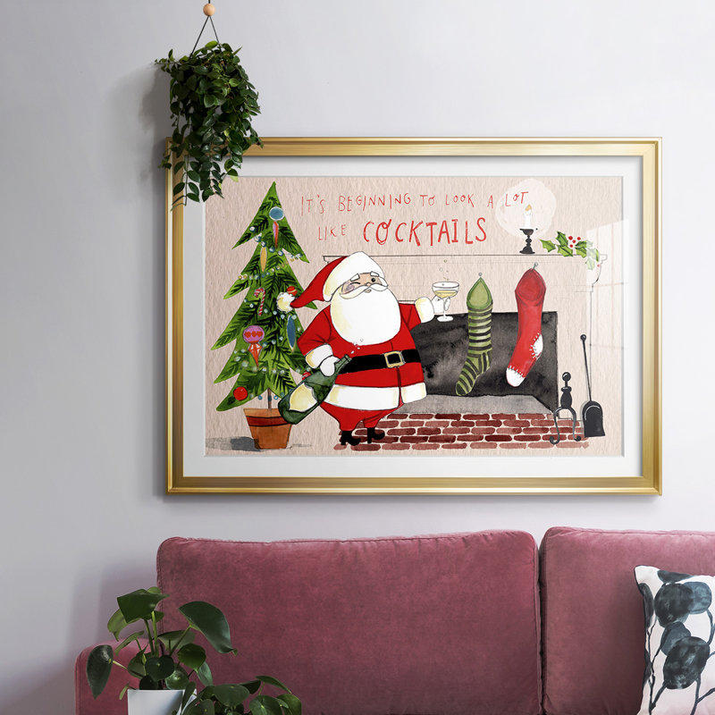 «Get Blitzensible Collection», reproduction encadrée sur papier, Or, H 19 po x l 27 po x P 1,5 po