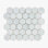 Bianco Dolomiti 10" x 12" Marble Honeycomb Mosaic Wall & Floor Tile