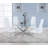 Axtell Round Glass Top Metal Base Dining Table-1099091850