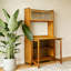 Table pliante multifonctionnelle en bambou, peu encombrante, idéale pour le bureau, pour l'intérieur, la chambre à coucher, le salon, le bureau et d'autres endroits, facile à ouvrir et à fermer