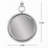 Aluminium Round Mirror