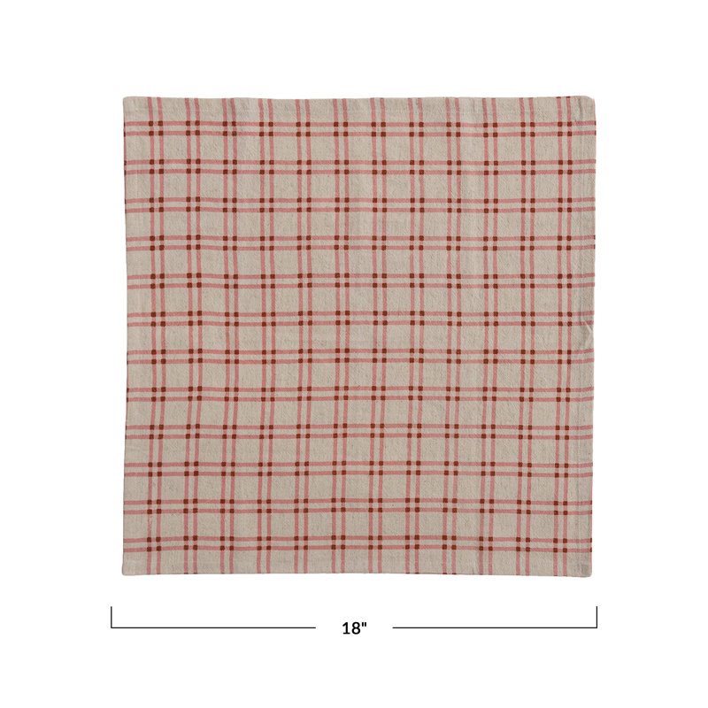 Artisan Grid Cotton Napkin Set