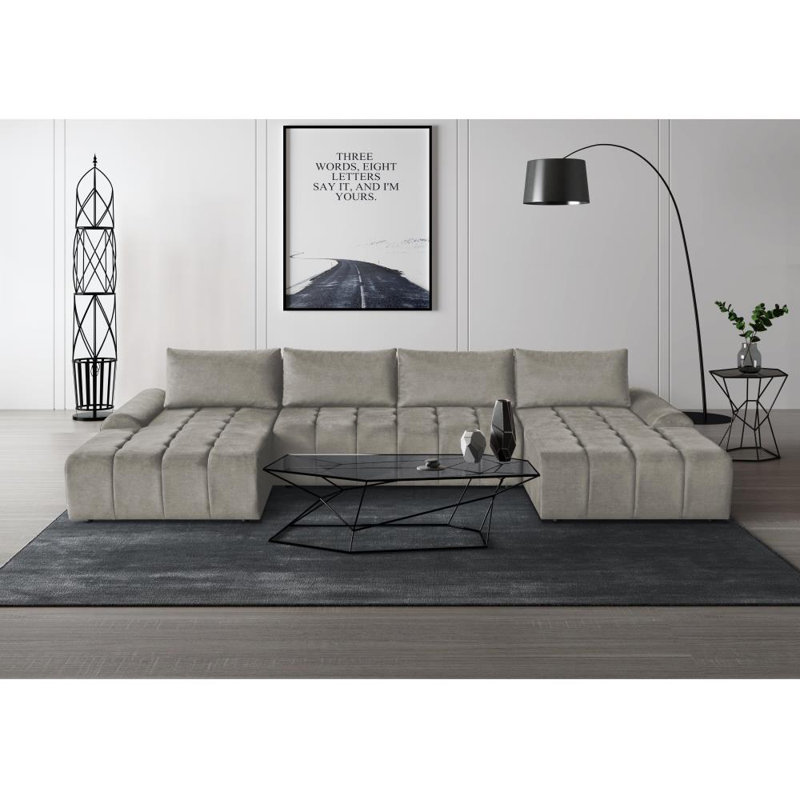 Daphyne 6 Seater Sofa Bed, Beige