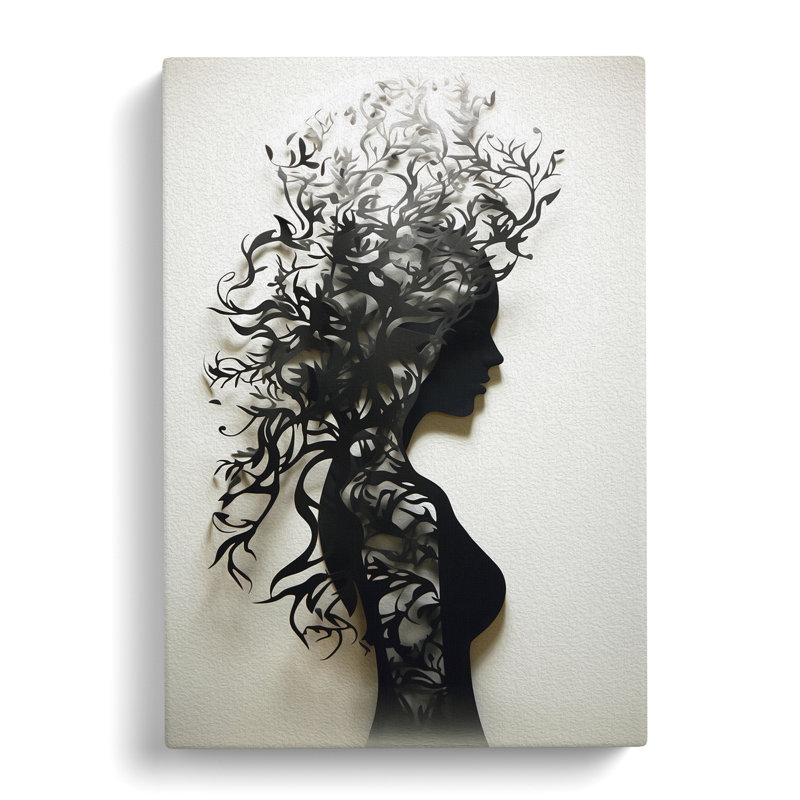 Woman Contemporary - No Frame Print, 60cm H x 40cm W x 3cm D