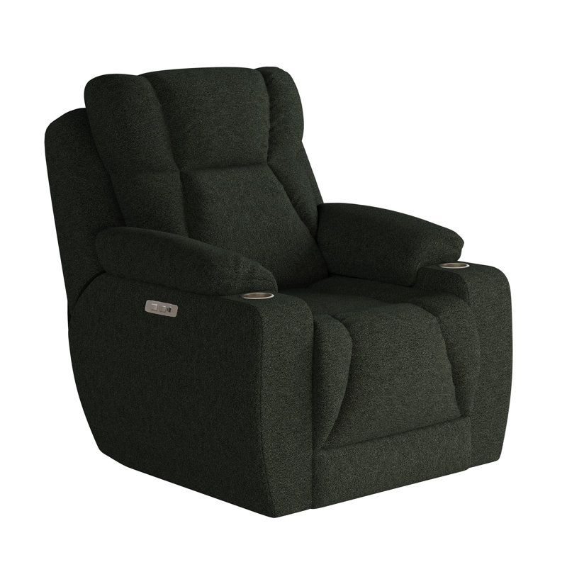 Fauteuil inclinable près du mur pour homme, Chenille, Impact chocolat
