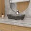 23" Transparent Exquisite-Clear Resin Stone Rectangular Vessel Bathroom Sink-86154513