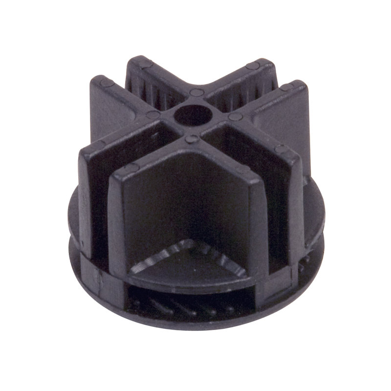 Ensemble d'accessoires à lattes en plastique 4 pièces, Noir