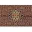 Tapis traditionnel noué à la main en laine rose 2 pi 7 po x 4 pi Bidbar
