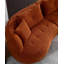 Canapé modulaire orange avec coussins amovibles, tissu durable, structure en bois massif, rembourrage en éponge haute densité-527269851