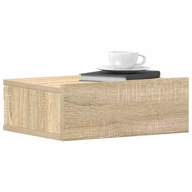 Dagmar Bedside Table, Oak, Set of 2