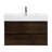 Bathroom Vanity Sink - Modern Wall Mounted Expectation, Double Drawer Storage Booster, Silent Contraption, Elegant Handle- Style 36" In With Rich Capacity, Quiet Slides & Stylish Appearance-1664262370-1664262382