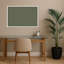 Tableau magnétique en tissu encadré, 37 x 25 cm, motif bois flotté olive, pour l'organisation murale-102659436