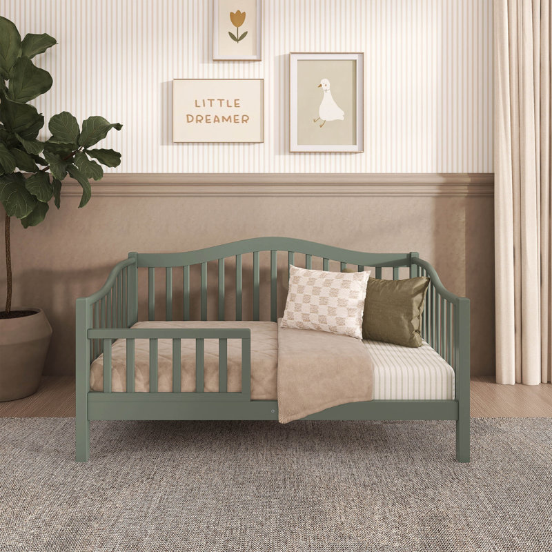 Dream On Me Toddler Solid Wood Standard Bed by Dream On Me, Meadow Green