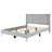 Schauer Corduroy Upholstered Wingback Bed, Metal Frame , Plywood Slats, No Box Spring-2100882974-2116114349
