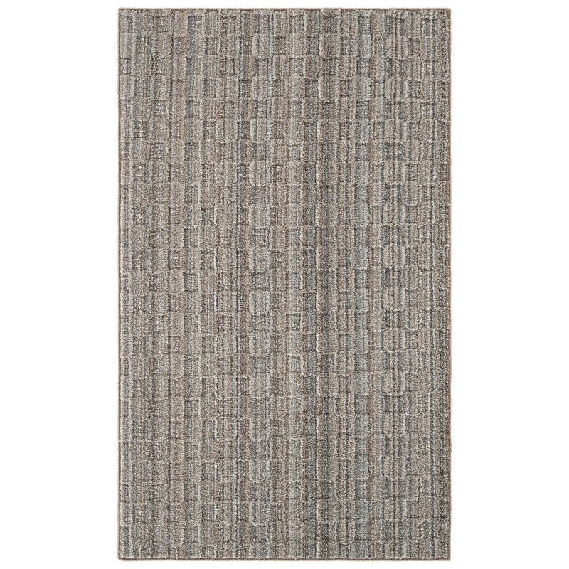 Tapis en maille terre cuite Studio Studio, Rectangulaire 3 pi x 5 pi