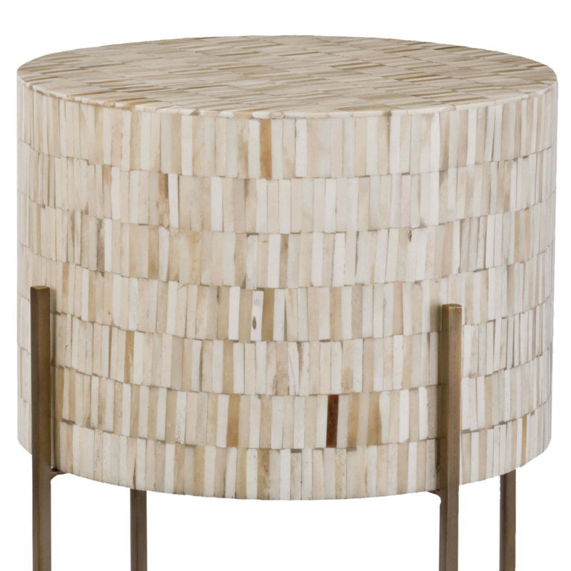 Bone End Table