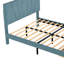 Lit plateforme tapissier avec rangement Johnita-609792174