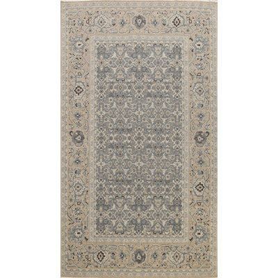 Tapis en laine gris / beige