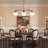 3 - Light Schoolhouse Glass Linear Chandelier