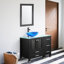 Ensemble de meuble-lavabo simple 37 "avec miroir-1545178423-1545178420