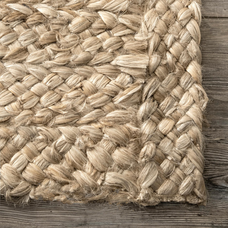 Tapis de zone naturelle rayée Angelina, Rectangle 5 pi x 8 pi