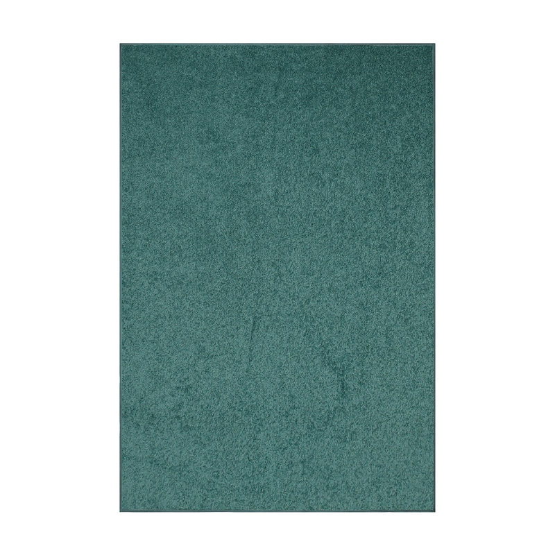 Modern Plush Pet and Kids Friendly Solid Color Teal Area Rugs, Stain & Fade Resistance, Perfect for Living Room, Dining Room, Bedroom, Playroom and Kidsroom, Event, Wedding, Parsons Rug