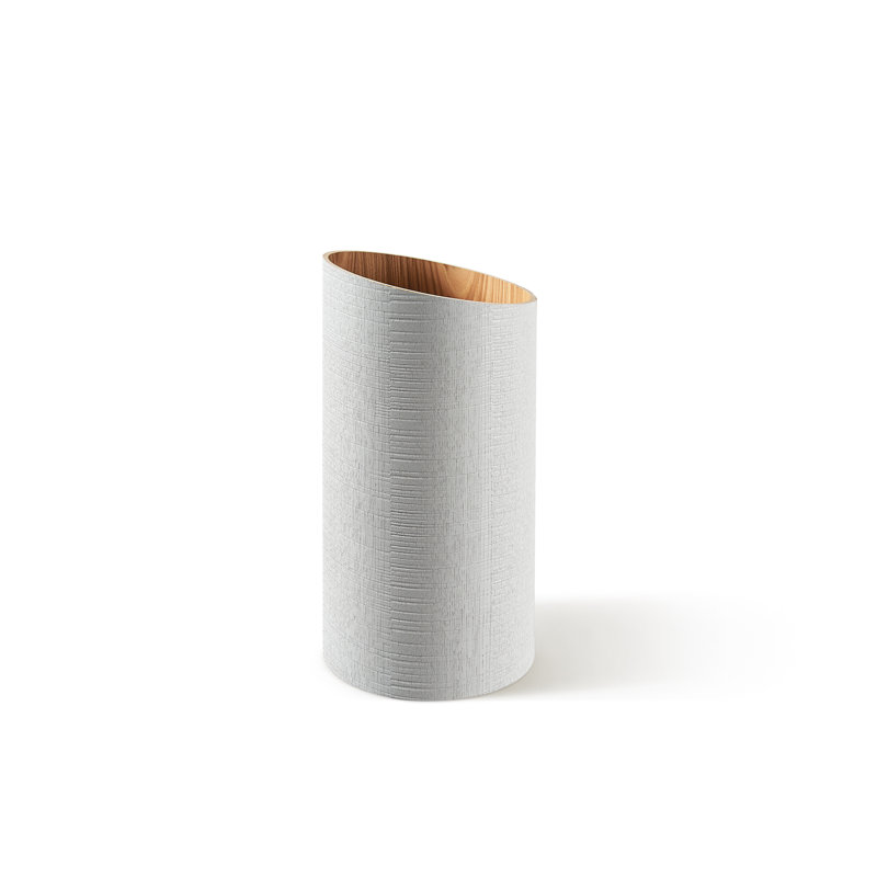 Wood Laundry Hamper, Traffic White