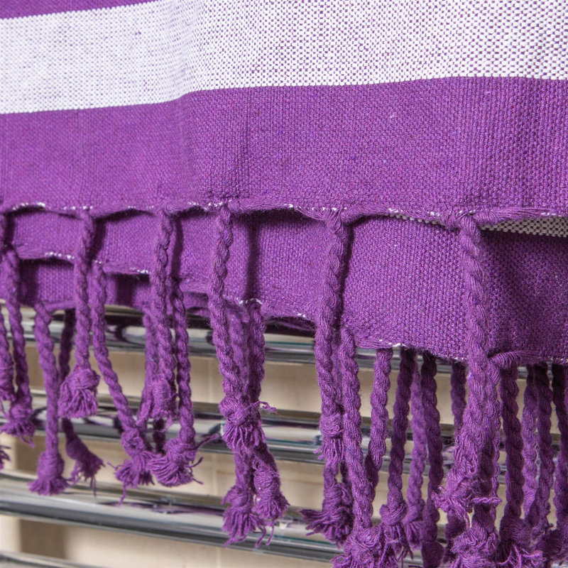 Nicola Spring - Deluxe Cotton Turkish Bath Towels, Purple