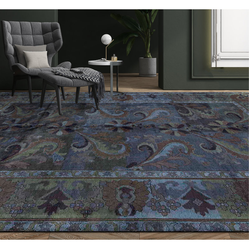 Overdyed One-of-a-Kind 6'5" X 8'10" Area Rug
