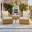 22"W X 24"D Outdoor Deep Seat Cushion Set Outdoor Seat/Back Cushion-982000959