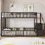 Lits simples peu encombrants avec échelle de rangement, lit moderne en métal pour la maison