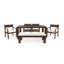 Ensemble repas d'extérieur en bois d'acacia pour 6 personnes avec coussins Jorvella-1733233540