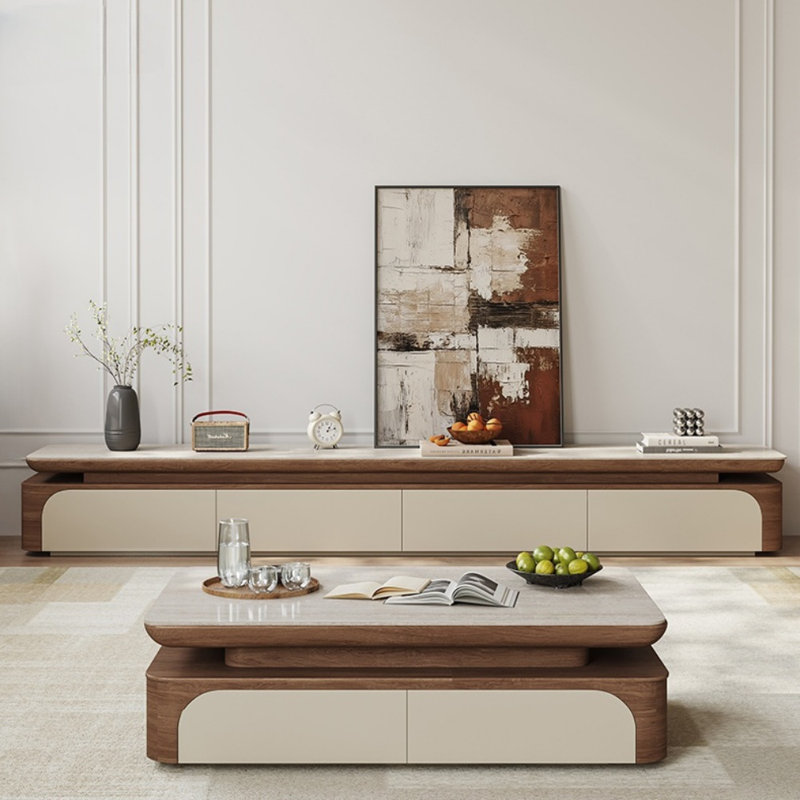 Modern Creative TV Stand, 15.75" H x 94.49" L x 15.75" W