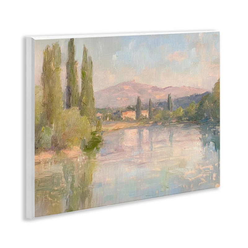 Plaque murale Place By The Lake, design par Petal Prints Design