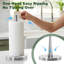 Stainless Steel Freestanding Organizer Stand,brushed Nickel Finish, Ideal For Large Rolls In Kitchen & Bathroom