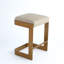 Regan Bar Stool w/Ivory Leather-Antique Brass-60070919-60070918-60070920