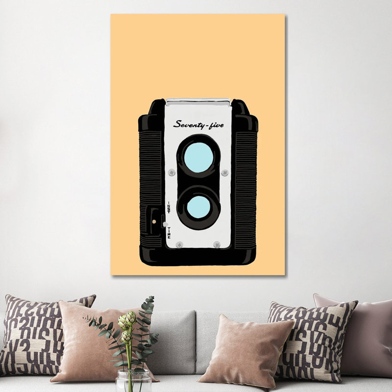 Argus Medium Format Camera by Jaymie Metz - Wrapped Canvas Painting, 152.5 cm H x 101.5 cm W