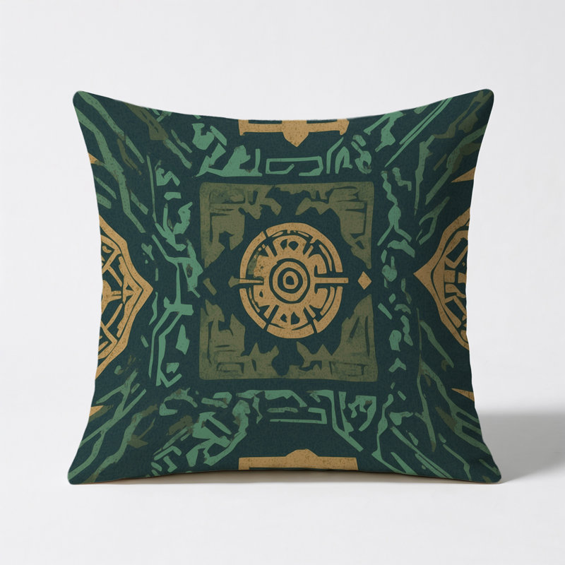 Forest Haven Indoor And Outdoor Throw Pillow, Square 20"