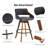 Swivel Counter Bar Stools (Set Of 2)-673765963