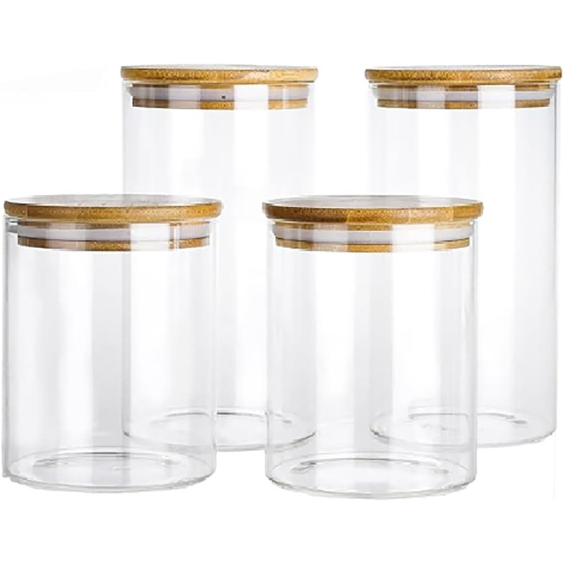Glass Jar - Set of 4