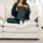 L-Shape Chenille Sectional Couches with Movable Ottoman-965963753