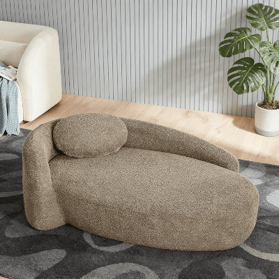 Chaise d'appoint ovale à compression